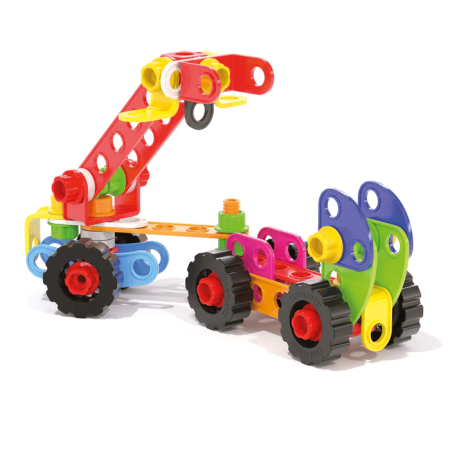 QUERCETTI Tecno Jumbo Toolbox veržlių ir varžtų konstravimo rinkinys 84vnt, 6150 