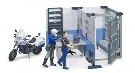 BRUDER 1:16 policijos nuovada su policijos motociklu, 62732 62732