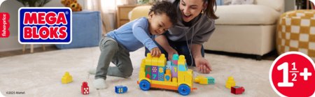 MEGA BLOKS konstravimo ir skaičiavimo autobusas, JKG34 