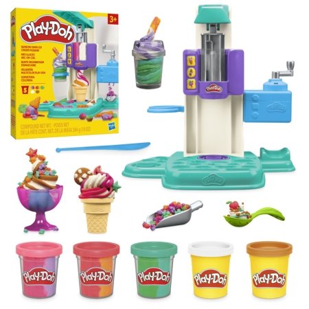 PLAY DOH rinkinys Vaivorykštės ledai, G0028 