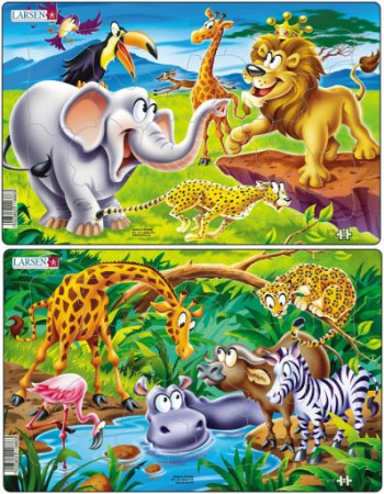 LARSEN PUZZLED dėlionė SAFARI MIDI 
