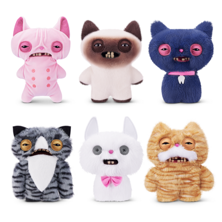 FUGGLER pliušinis raktų pakabukas - monstriukas Alley Cat, 1 serija, asort., 15789 