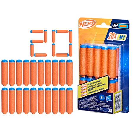NERF N SERIES šoviniai, 20 vnt, F8640EU4 