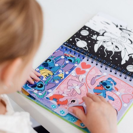 TOTUM DISNEY STITCH kūrybinis rinkinys Sticker by number pad, 700123 