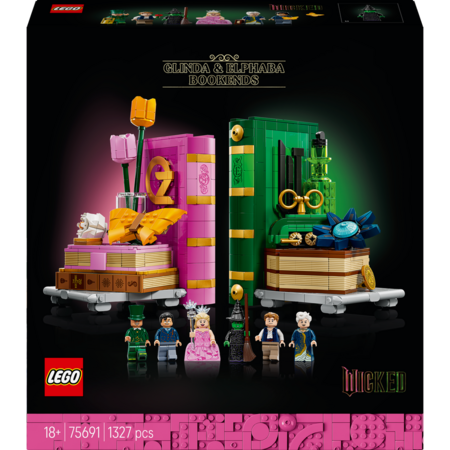 75691 LEGO® Wicked Glinda ir Elphaba knygų atramos 