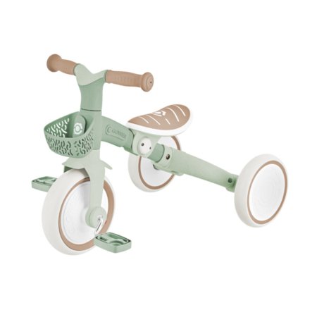 GLOBBER mokomasis triratukas Learning Trike, 3in1 Plus, pistacinis, 738-109 