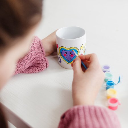 TOTUM kūrybinis rinkinys Unicorn Paint Your Own Mug, 072121 