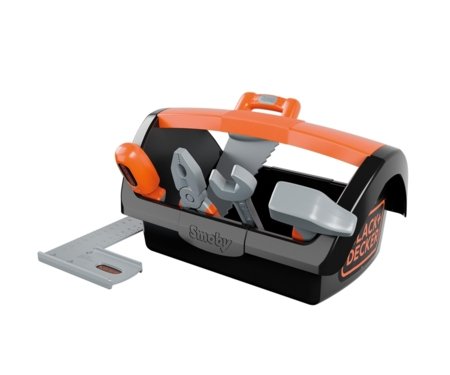 SMOBY BLACK & DECKER meistro įrankių dėžė, 6 įrankiai, 7600360940 