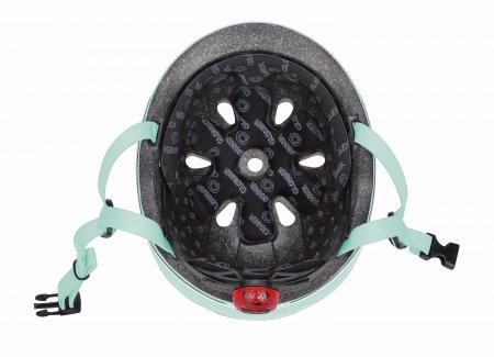 GLOBBER šalmas Go Up Lights, XXS/XS ( 45-51cm), pastelinė žalia, 506-206 506-206