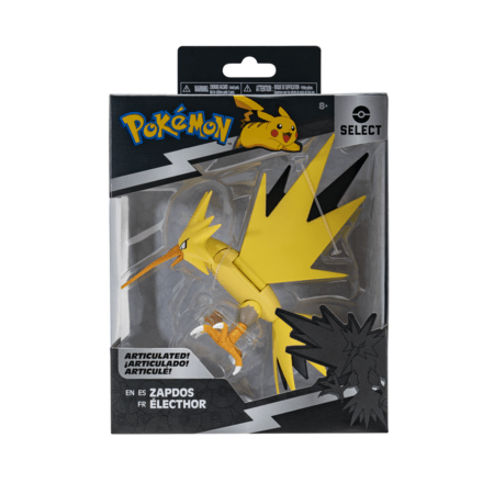 POKEMON Zapdos lankstoma figūrėlė, 15 cm, PKW2412 