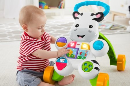 FISHER-PRICE Vaikštukas-stumdukas Zebriukas, DLD80 DLD80