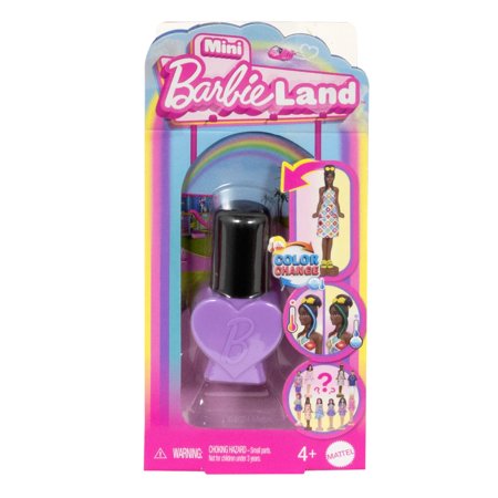 BARBIE Land mini nagų lako formos siurprizas, asort., JCP97 