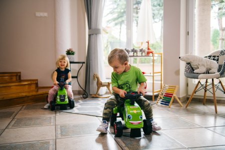 FALK traktoriukas-paspirtukas Claas su priekaba,  212C 212C
