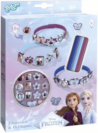 TOTUM FROZEN kūrybinis rinkinys Bracelets and Charms, 681415 