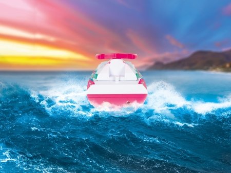 REVELL 1:24 valdomas laivas Spring Tide - Pink, 24142 