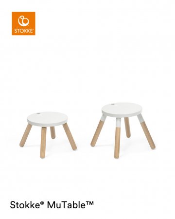 STOKKE medinė kedutė MUTABLE™, white, 627101 627101