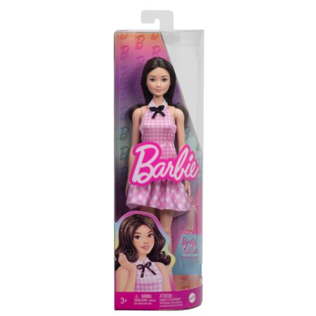 BARBIE madistė rožine languota suknele, HRH21 