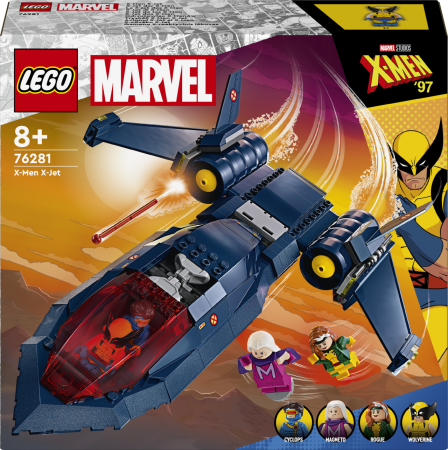 76281 LEGO® Super Heroes Marvel Iksmenų X-Reaktyvinis Lėkuvas 