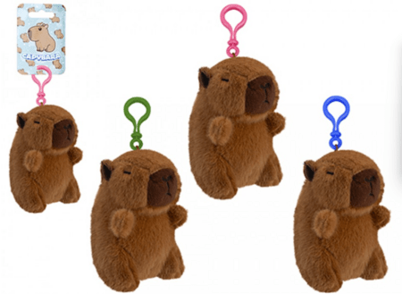 Pliušinis pakabukas kapibara 10cm asort., 471630 