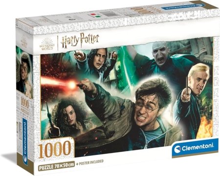 CLEMENTONI HARRY POTTER dėlionė, 1000 det., 39788 