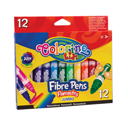 COLORINO JUMBO flomasteriai 12 vnt, 42651PTR 