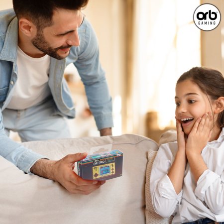 Orb Retro nešiojama žaidimų konsolė, 150 žaidimų, OR-RETARCCTL 