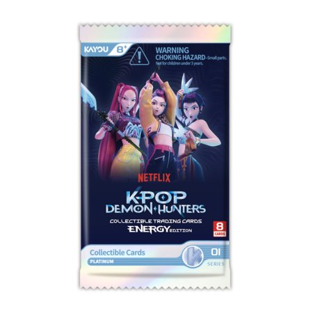 KAYOU KPop Demon Hunters kolekcinės kortelės Energy Edition, 8 vnt., KPDH-KP-WT-NL-001B-EMEA 