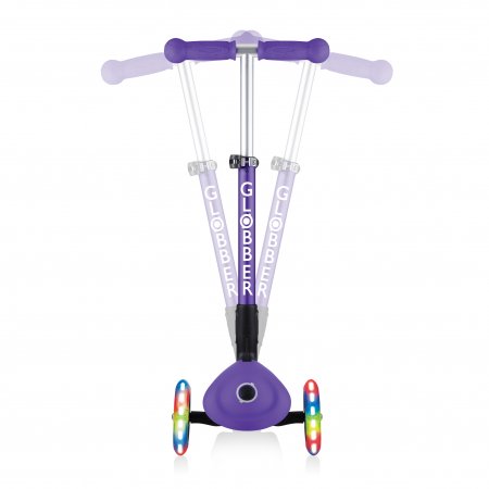 GLOBBER paspirtukas Junior Foldable Fantasy Lights, violetinis, 437-103 437-103