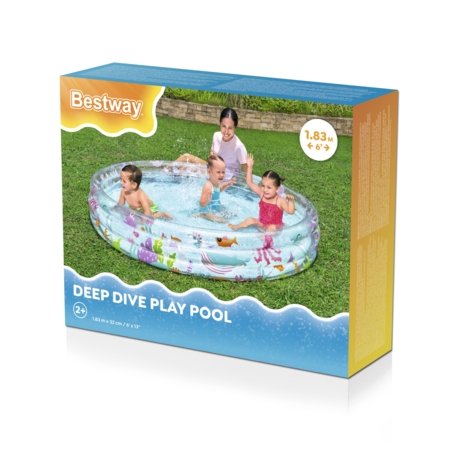 BESTWAY pripučiamas baseinas Deep Dive, 51005 