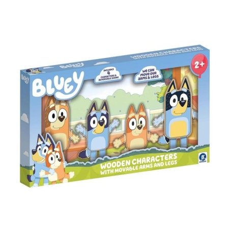 BLUEY Medinės personažų figurėlės, 254C 