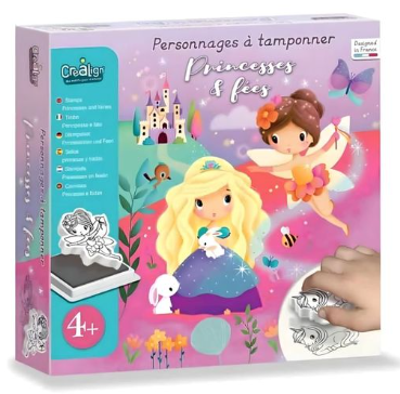 CRÉA LIGN' kūrybinis štampų rinkinys Princesės ir Fėjos, CL98 