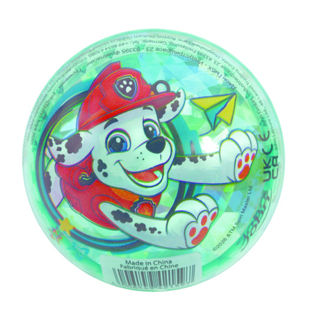 JOHN Paw Patrol vinilinis kamuolys, 100 mm, 42159 