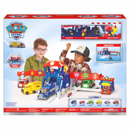 PAW PATROL vilkikų aištelės žaidimų komplektas Highway Rescue, 6063869 6063869