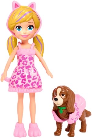 POLLY POCKET Lėlytė su rūbeliais ir aksesuarais, GDM15 GDM15