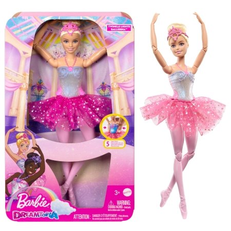 BARBIE Dreamtopia balerina su švieselėmis, HLC25 HLC25