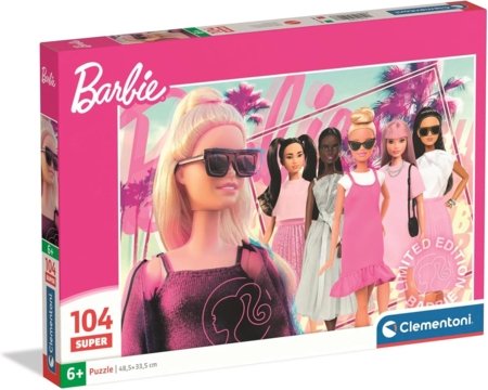CLEMENTONI BARBIE dėlionė, 104 det., 25006 