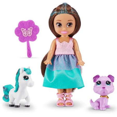 SPARKLE GIRLZ žaidimų rinkinys Lėlė princesė su augintiniais, asort., 100522 