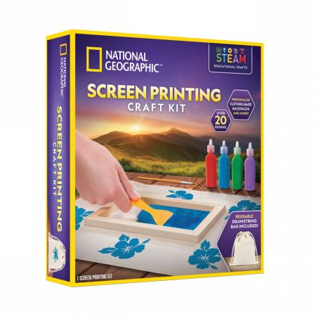 NATIONAL GEOGRAPHIC Rinkinys Screen Printing, RTPRINT RTPRINT