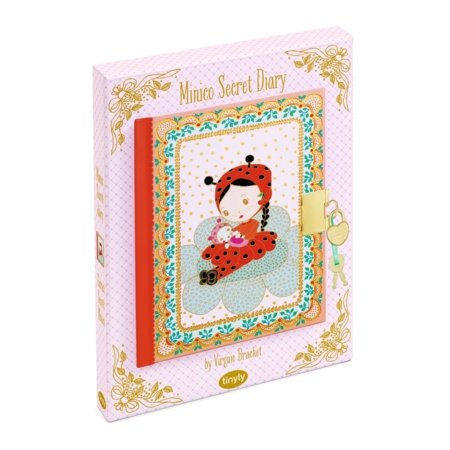 DJECO TINYLY užrašinė su užraktu Minico, DJ06998 