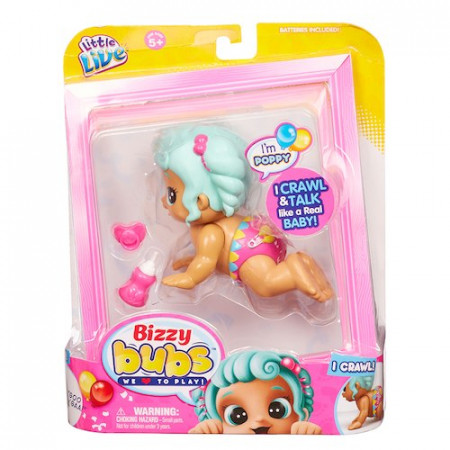 LITTLE LIVE BABIES ropojanti lėlytė Poppy S1, 28471 28471