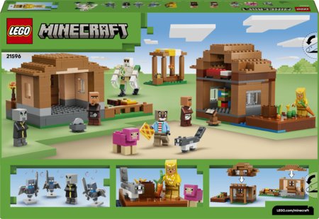 21596 LEGO® Minecraft® Evokeris ir kaimo užpuolimas 
