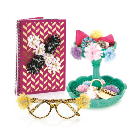POM POM WOW kūrybinis rinkinys Blizgus, 48527 48527