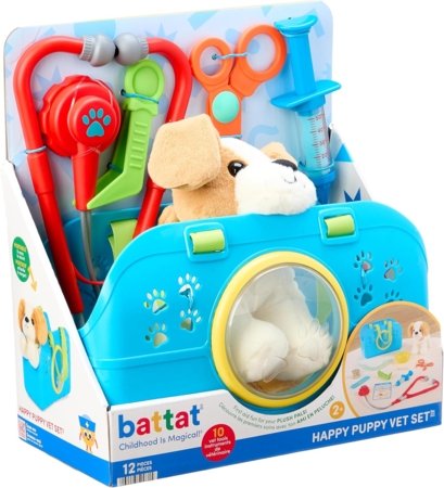BATTAT veterinaro rinkinys Happy Puppy Vet, BT1913Z 