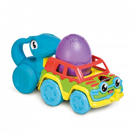 TOMY mašinėlės rinkinys su dinozauru Chase & Roll Raptors, E73251 E73251