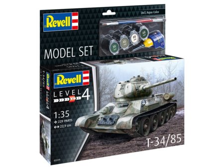 REVELL modelis T-34/85, 63319 