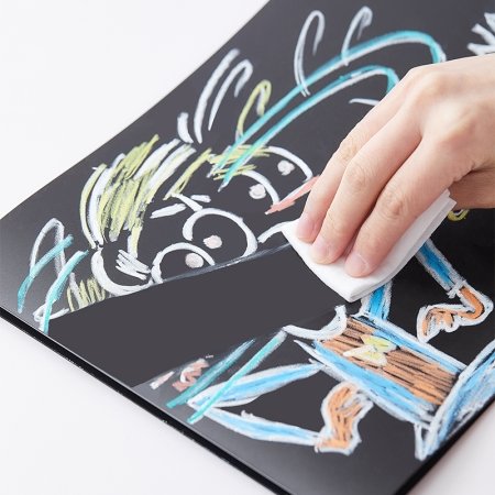 FLOWERMONACO piešimo rinkinys Children's Soft Blackboard Graffiti Set, 849226 