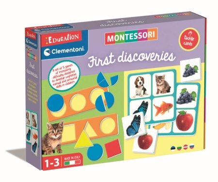 CLEMENTONI EDUCATION MONTESSORI lavinamasis kortelių žaidimas, 50830 