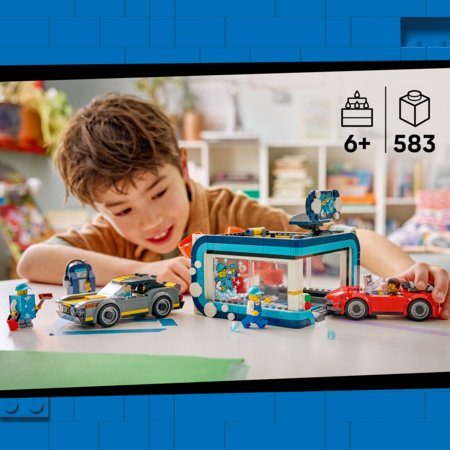 60497 LEGO® City Įvažiuojamoji automobilių plovykla 
