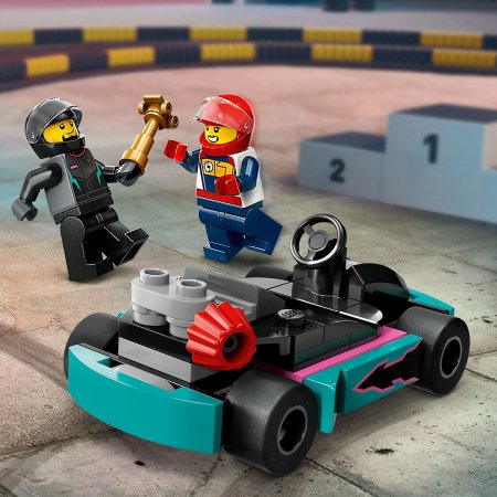 60400 LEGO® City Gokartai Ir Lenktynininkai 