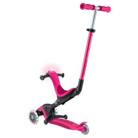 GLOBBER paspirtukas Go Up Deluxe Lights, fuksija, 748-610 